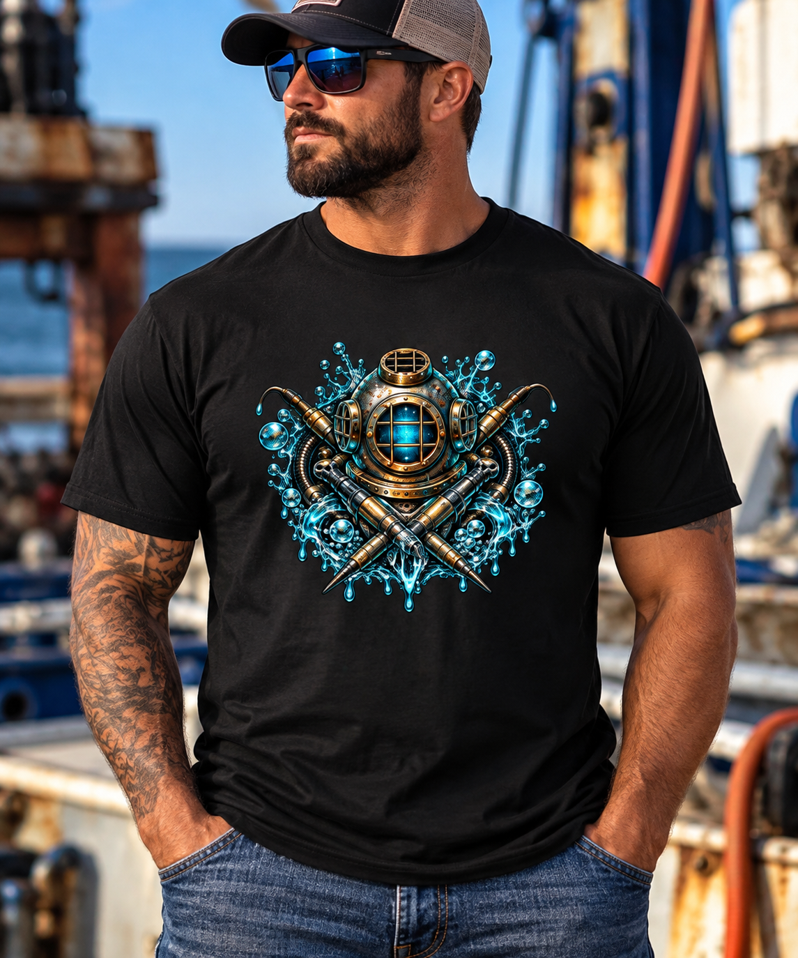 Underwater welder T-shirt