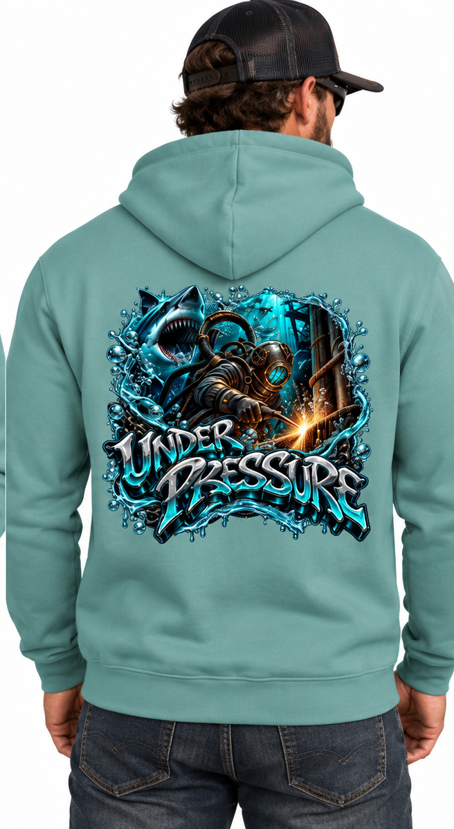Deep Sea Legends – Underwater Welder Industrial 3D Graphic Design