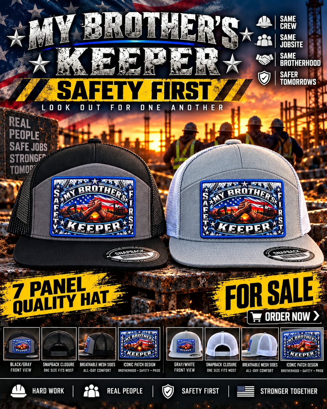 My Brother’s Keeper – Safety First Trucker Hat