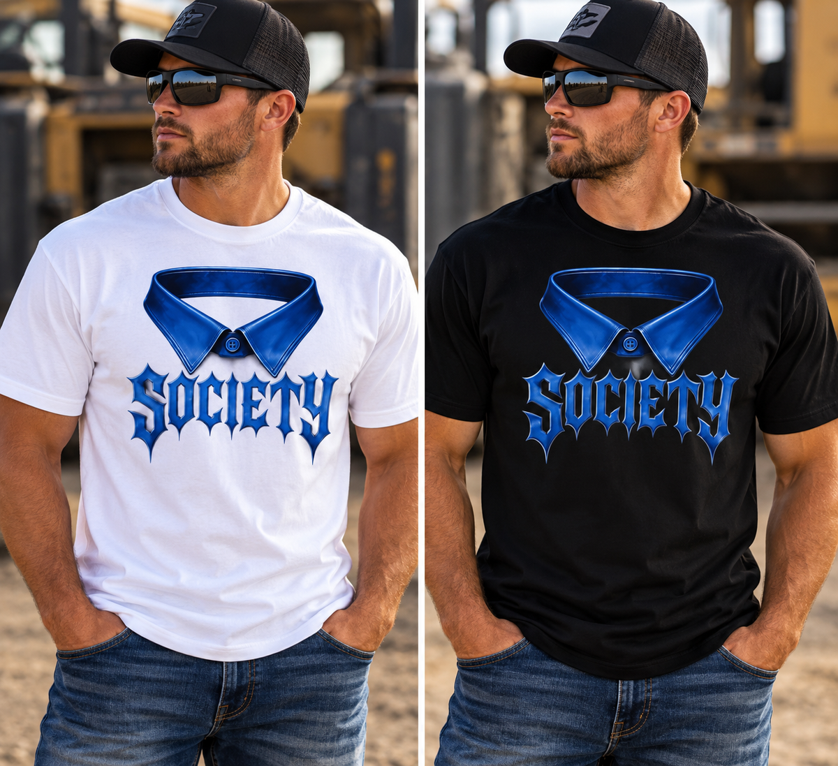 Blue Collar Society Collar Tee