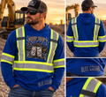 Blue Collar Night Shift Hi-Vis Hoodie