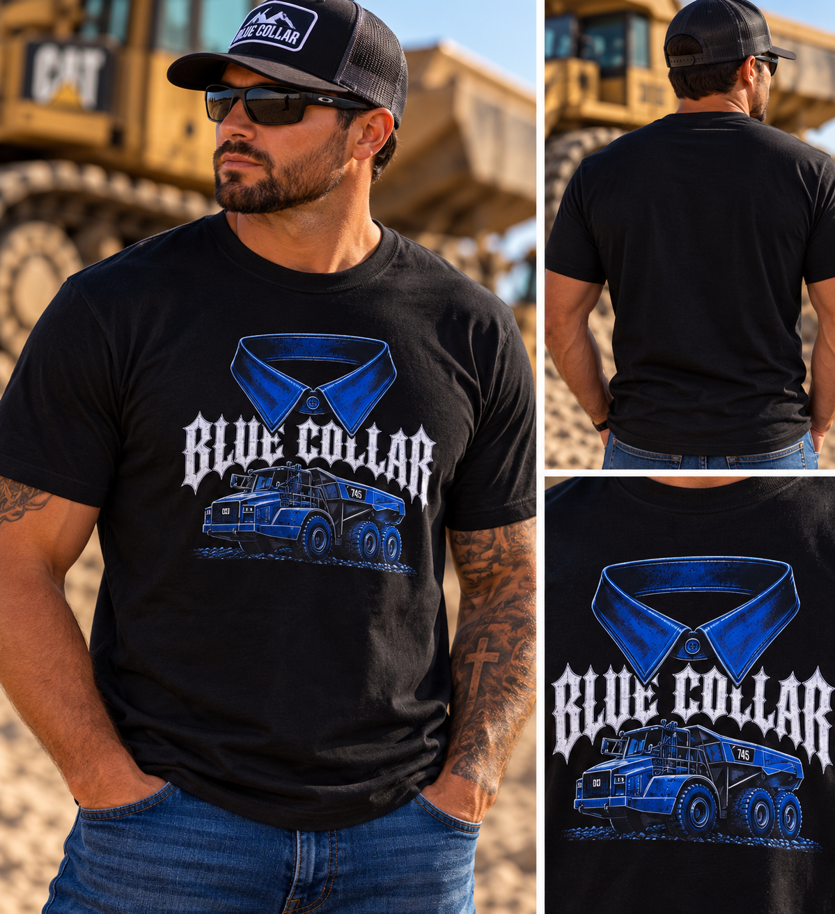 Blue Collar Haul Truck T-Shirt