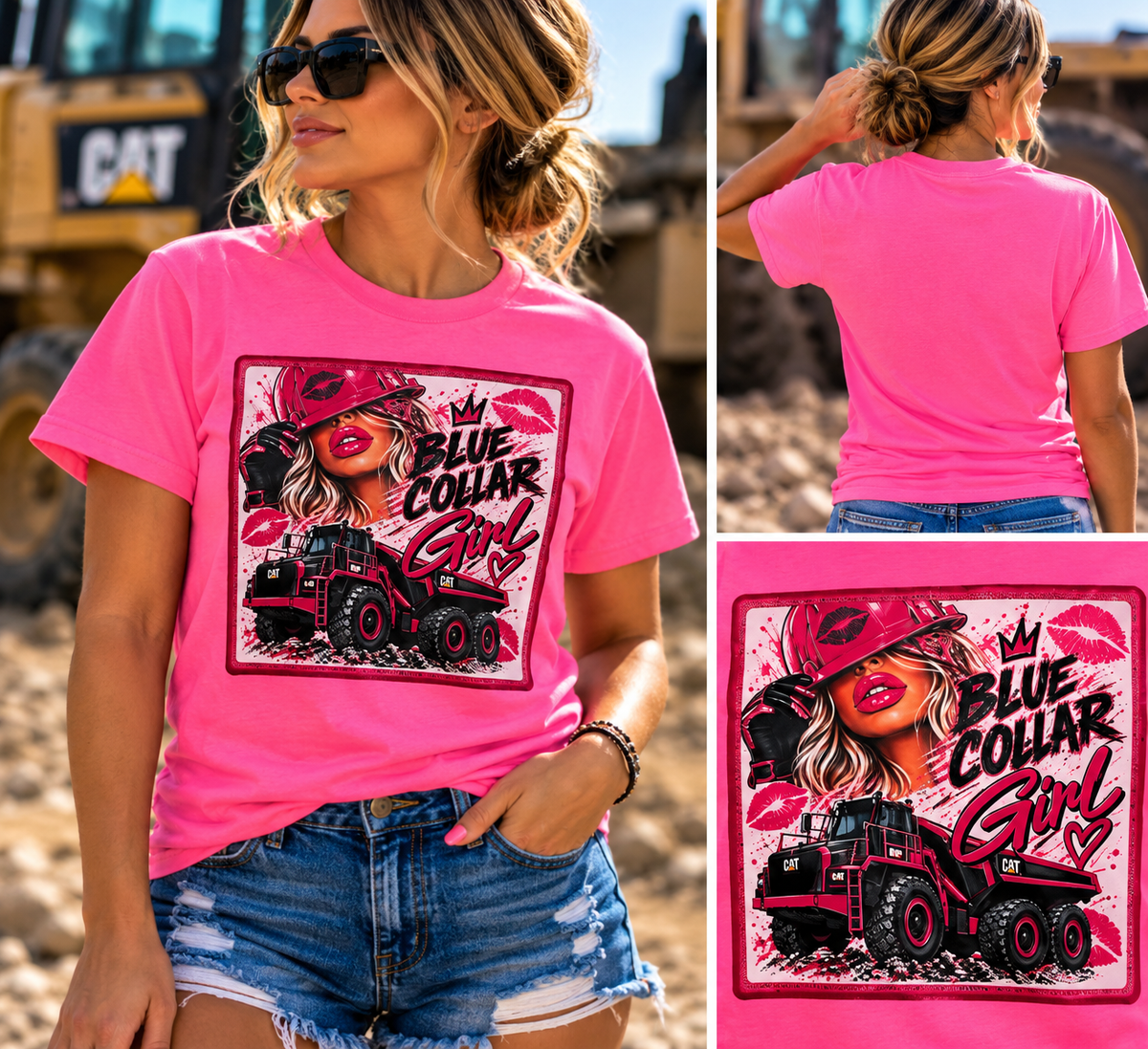 Blue Collar Girl Tee