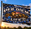 Per Diem Life Flag – Blue Collar Society