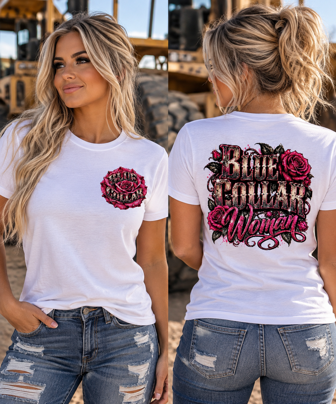 Blue Collar Woman Graphic Tee