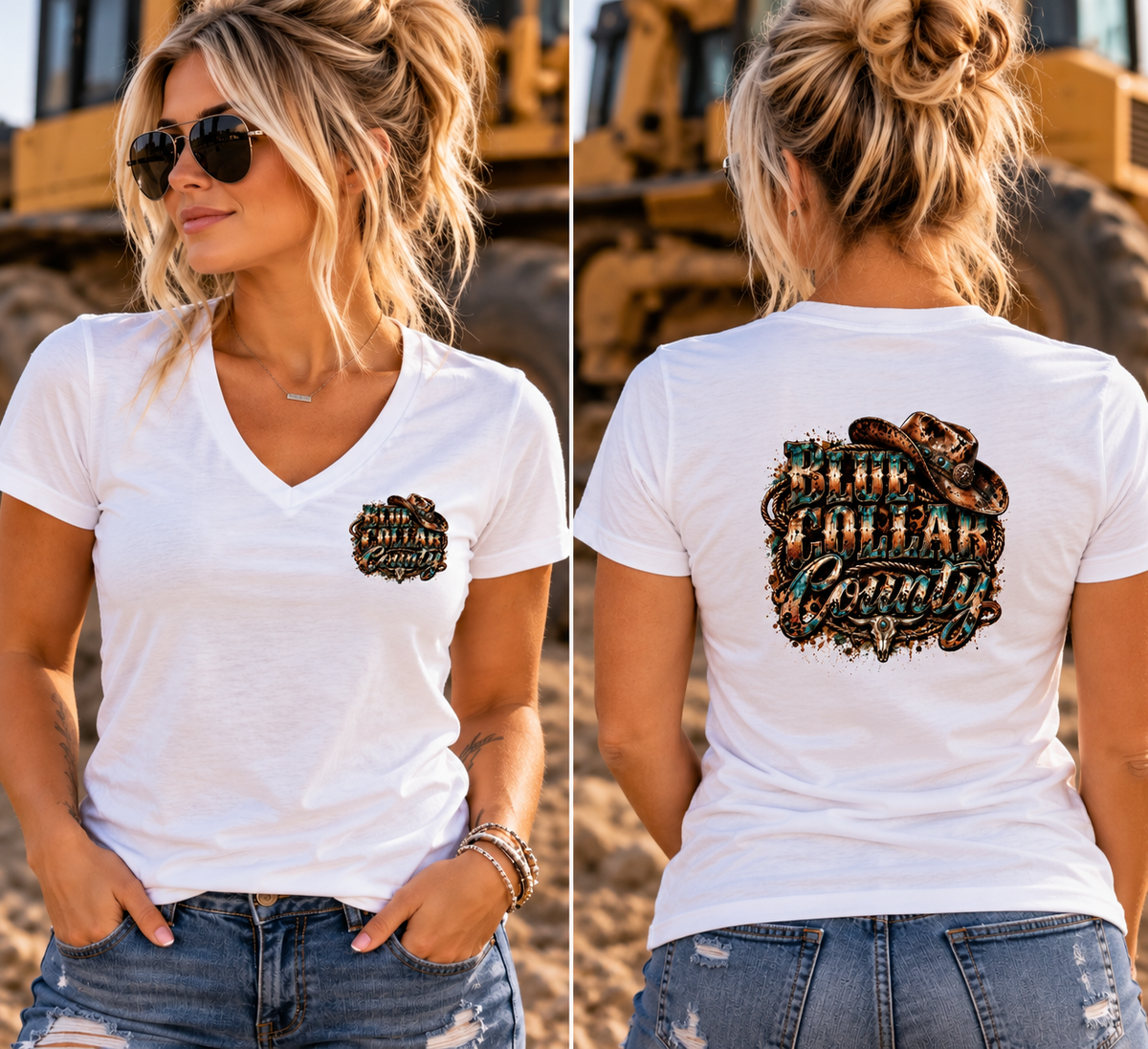 Blue Collar Country Women Graphic Tee