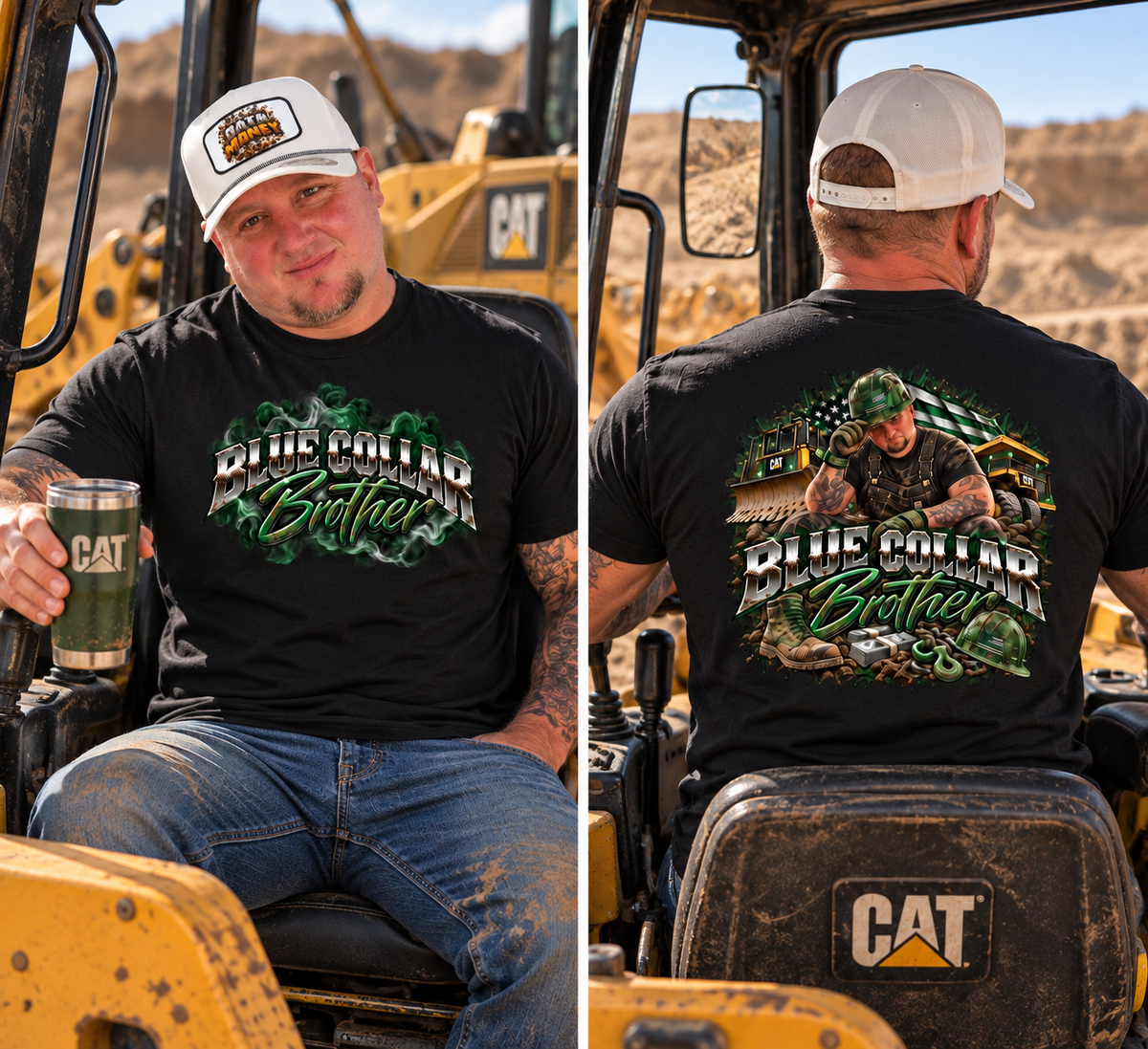 Blue Collar Brother – Men’s Graphic Tee