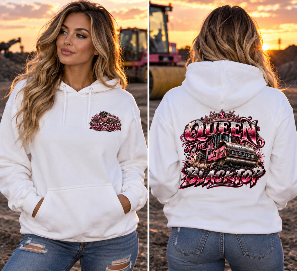 Queen of the Blacktop Women’s Graphic Hoodie | Blue Collar Label