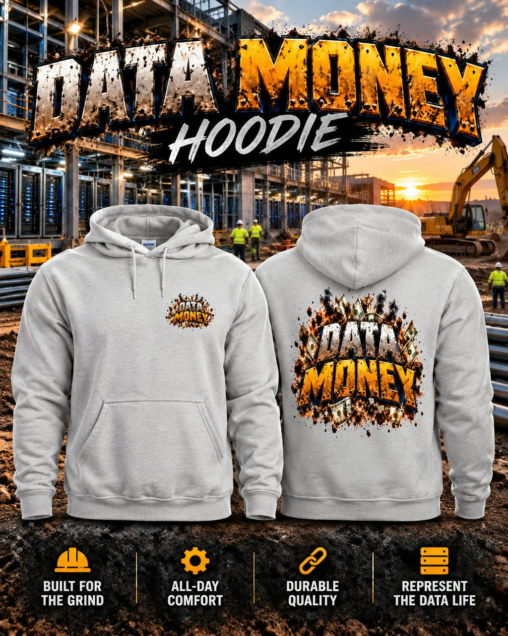 Data money hoodies