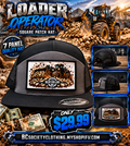 Loader Operator 7-Panel Square Patch Hat