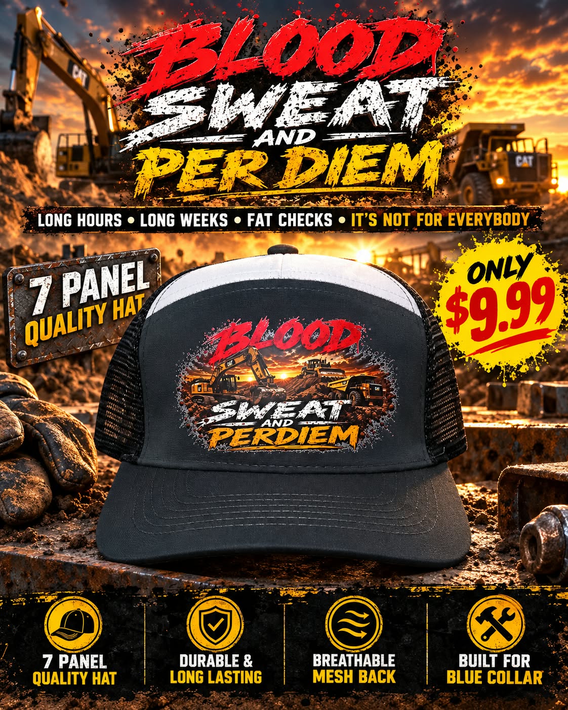 Blue Collar Hat
