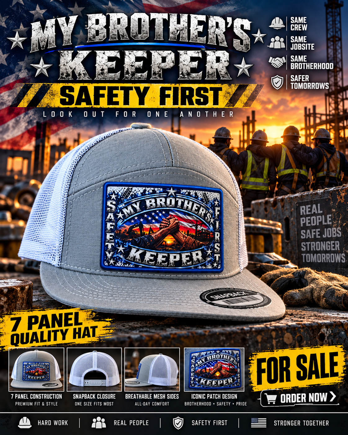 My Brother’s Keeper – Safety First Trucker Hat