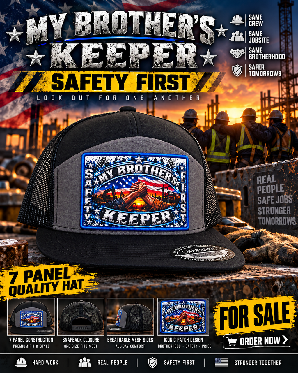 My Brother’s Keeper – Safety First Trucker Hat